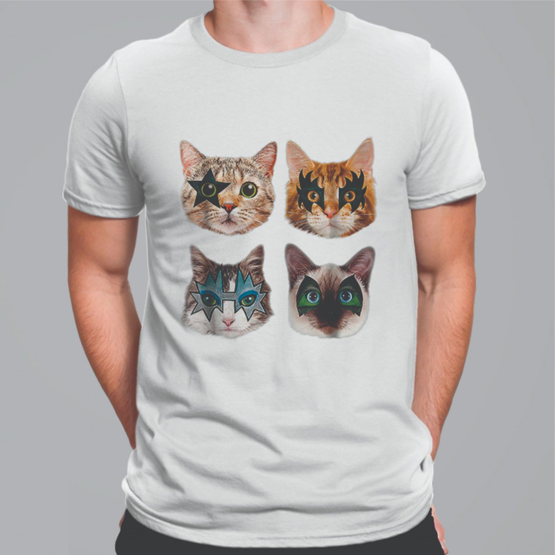 Camiseta Kiss Cats